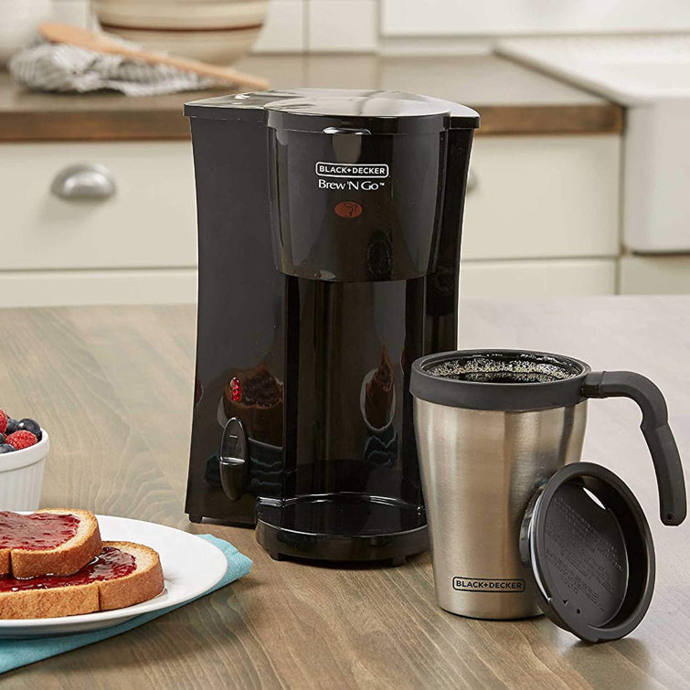 Black & decker brew n go coffee maker sale